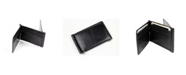 CHAMPS Men's Genuine Leather Bill Fold with Double Money Clip